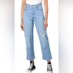 Levi's ribcage straight ankle